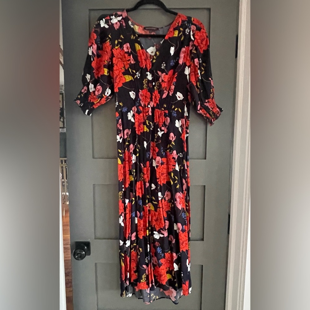 Floral Banana Republic dress